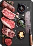 Extra Large TPU Cutting Board for Kitchen 17.3" x 12.6" Professional Flexible Extra Thick 0.14'' Knife Friendly Scratch Resistant Dishwasher Safe Juice Groove Non Slip BPA Free