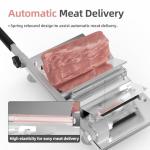 Manual Frozen Meat Slicer for Hot Pot, Upgraded Stainless Steel Meat Cutter for Beef Mutton Pork Roll, Food Slicer Machine for Shabu Shabu, BBQ, Sandwiches, KBBQ Home Cooking