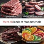 Manual Frozen Meat Slicer for Hot Pot, Upgraded Stainless Steel Meat Cutter for Beef Mutton Pork Roll, Food Slicer Machine for Shabu Shabu, BBQ, Sandwiches, KBBQ Home Cooking