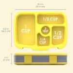 Bentgo Kids Prints Leak-Proof, 5-Compartment Bento-Style Kids Lunch Box - Ideal Portion Sizes for Ages 3-7, Durable, Drop-Proof, Dishwasher Safe, & PFAS & BPA-Free Materials (Construction Trucks)