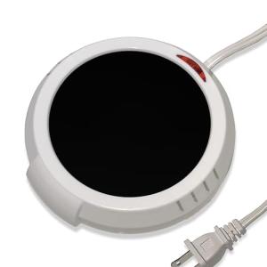 Durable Heavy Portable Large Warmer Safe Plate for Candle Jar & Mug Warmer, White Pack