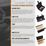 HolsterSmith Kydex Metal Taco Press - Bench Model - USA Made - (Press w/Mega Center Foam) - (6 x 12 Inches) - Kydex Holster and Sheath Press