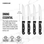 Farberware Stainless Steel Steak Knife Set, 4-Piece