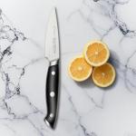 WICKWILLOW 3.5" Paring Knife – Razor Sharp German Steel DIN1.4116 – Precision Fruit & Vegetable Knife for Peeling & Trimming – Full Tang & Ergonomic Handle – Gift Box – Velina Series