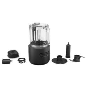KitchenAid Go™ Cordless Food Chopper - battery included, KFCR531, Black Matte