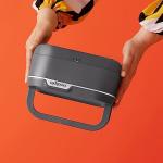 Crock-Pot 28-Ounce Mini Electric Heated Lunch Box, Portable Food Warmer, Perfect for Travel, Car, On-the-Go, Keeps Food Warm, Spill-Free, Dishwasher-Safe, Ideal Gift for Men and Women, Gray