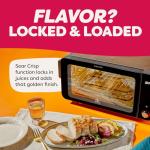 Instant Pot 6-Slice InstantHeat 10-in-1 Air Fryer Toaster Oven, Air Fry, Roast, Bake, Sear Crisp, Toast, Bagel, Broil, Dehydrate, Reheat, and Make Pizza