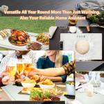 Warming Mat for Food Electric Warming Tray Food Warming Mat for Buffet Party High-tech Graphene Heating Film Adjustable Temperature and Timer, 10s Fast Full Surface Heating Mat for Food 24x15in