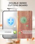 Stainless Steel Double-Sided Cutting Board, 16x11 Inch