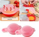 2pcs-Microwave Egg Cooker,Microwave Egg Maker,1 Minute Fast Egg Hamburg Omelet Maker Kitchen Cooking Tool