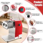 ARLUMA Meat Cutter Machine,850W Commercial Meat Slicer,Stainless Steel Electric Meat Slicer Machine for Home Kitchen,Restaurant,Supermarket (3.5MM)