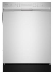 Sharp SDW6506JS 24-inch Stainless Steel Dishwasher, 49 dB, Third Rack, 12 Place Settings, Front Touch Controls