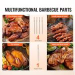VEVOR Shawarma Grill Machine, 5 Strings of Barbecue Capacity, Chicken Shawarma Cooker Machine, Gas & Electric Broiler Gyro Rotisserie Oven Doner Kebab Machine, for Home Restaurant Kitchen Parties