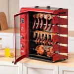 VEVOR Shawarma Grill Machine, 5 Strings of Barbecue Capacity, Chicken Shawarma Cooker Machine, Gas & Electric Broiler Gyro Rotisserie Oven Doner Kebab Machine, for Home Restaurant Kitchen Parties