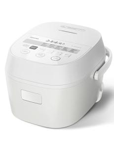 TOSHIBA Umami Smart Rice Cooker 5.5-Cup Uncooked, Fuzzy Logic, 15-in-1 Functions, Digital Display, Delay Timer, Keep Warm, Nonstick Inner Pot, White