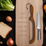 2 Pack Sourdough Bread Knife for Homemade Bread, Serrated Bread Cutter Ergo-Safe Engineering Anti-Stick Bread Bow Knife for Sourdough, Baguettes, Cakes
