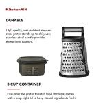 KitchenAid 4-Sided Stainless Steel Box Grater with Storage