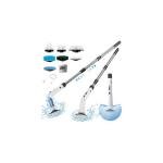 Electric Spin Scrubber, Hillyfe Power Shower Cleaning Brush with 7 Replaceable Brush Heads, IPX7 Waterproof, 2 Speeds (300/400 RPM) Electric Scrubber with Wall Mount Hook for Bathtub, Floor