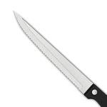 Dehov Sharp Serrated Steak Knives Set,Set Of 8 Stainless Steel Kitchen Knife Set,Dinner Knife For BBQ,Barbecue Steak Cutting Knife With Plastic Handle
