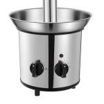 Electric Chocolate Melting Fountain Machine 4 Tier Chocolate Fountain Stainless Steel Chocolate Fondue Fountain, 170W 104℉ 4.4lb Capacity Chocolate Waterfall Machine for Party Event Wedding