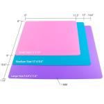 3 Pieces Flexible Cutting Board mats, Plastic Cutting Boards for Kitchen Cooking, Cutting board sheets for Meat and Vegetables, Dishwasher Safe