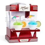 Retro Snow Cone Shaved Ice Machine in Red