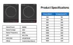 Panana Portable Induction Cooktop Hot Plate Countertop Burner 1800W, 10 Temp Levels, Timer, Auto-Shut-Off, Touch Panel, LED Display, Auto Pot Detection, Child Safety Lock (Red LED Dispaly 2)