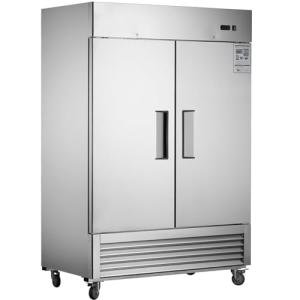 Commercial Freezer, 54" Stainless Steel Upright Freezer,-8℉ ~ -2℉ Reach-in Freezers with Single Solid Door, LED Lighting, for Restaurant, Bar, Shop, Residential, 42.2 Cu.ft (54"W)