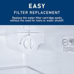 PERCOLA NS-WF26FD9-1/WF26FD9-1 Water Filter, Compatible with Insignia® NS-RFD26SS9, NS-RFD21CISS0, NS-RFD21CXSS0, NS-RFD26CXSS0 French Door Refrigerator Models (2 Pack)