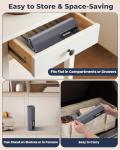 Warming Mat for Food - Space-Saving, Fits Two Baking Dishes, 7 Temp Settings, 4h Auto Shut-Off, Durable Silicone Surface, Easy to Clean, Perfect for Parties and Everyday Use (Gray, Medium)