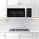Farberware Over-the-Range Microwave Oven, 1.7 Cu. Ft. - 1000W - Auto Reheat, Multi-Stage Cooking, Melt/Soften Feature, Child Safety Lock, LED Display - Space Efficient & Powerful - White