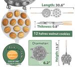 Walnut Cookie Mold Maker 12 - Oreshki Mold Maker - Walnut Cookie Molds - Орешница Russian - Oreshki Maker - Walnut Cookie Maker Oreshek - Nutty Maker - Oreshnitsa Maker - Nut Cookies Maker