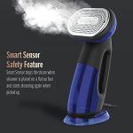 Conair 2-in-1 Handheld Steamer and Iron for Clothes, Turbo ExtremeSteam 1875W Garment Steamer and Clothing Iron,Black / Blue