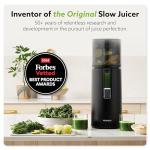 Hurom H400 Cold Press Juicer Machine, Award Winning Masticating Slow Juicer, Easy to Clean, Strainer & Hands Free with Self Feeding, Wide Mouth Hopper, Easy Assembly (Matte Black)
