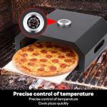 Ayiusedeza Outdoor pizza oven, a convenient pizza oven with a handle for grilling, suitable for use in courtyards and gatherings (pizza)