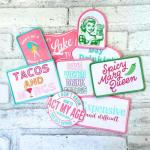 Funny Iron-On Patches for Hats - 9PC Set