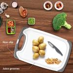 Set of 4 Non-Slip Plastic Cutting Boards