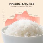 Narcissus 3.5-Cup Rice Cooker for Rice & More