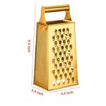 Stainless Steel 4-Sided Grater and Slicer