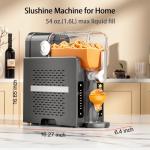 Home Slushie Machine with Touchscreen and 6 Programs