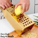 Stainless Steel 4-Sided Grater and Slicer