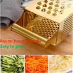 Stainless Steel 4-Sided Grater and Slicer