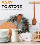 Teak Wood Cooking Utensil Set with Grip