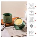 Vintage Green Ceramic Butter Keeper with Airtight Seal