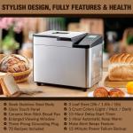 Briskind Electric Bread Maker with Nonstick Pan