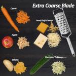 Extra Coarse Zester Grater for Kitchen Use