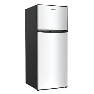 BANGSON 4.0 Cu.Ft Double Door Mini Fridge