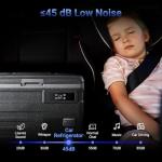 Portable 12V Car Refrigerator with Wheels and App Control