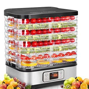 Homdox 8-Tray Food Dehydrator with Timer & Temp Control