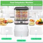 Homdox 8-Tray Food Dehydrator with Timer & Temp Control